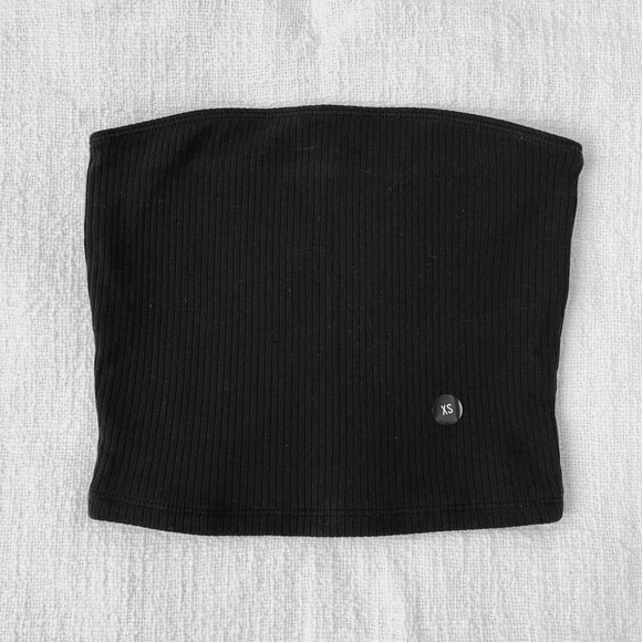 Hollister black ribbed tube top - Picture 1 of 3